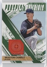 2019 Elite Extra Edition Prospect Materials Emerald 5/10 Braxton Garrett s3g