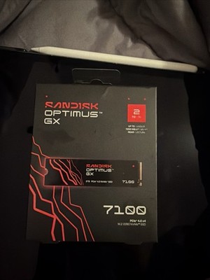 Sandisk Optimus GX 7100 2tb PCle 4.0 x4 M.2 2280 NVMe SSD Brand New