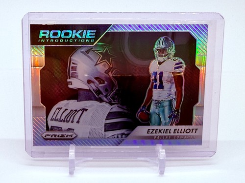 Ezekiel Elliott #4 2016 Panini Prizm Rookie Introduction card