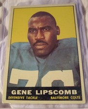 1961 Topps #8 Gene Lipscomb EX
