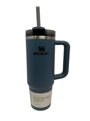 #ad Stanley Flowstate Quencher H2.0 Stainless Tumbler 30oz Blue Spruce Limited Color $27.97