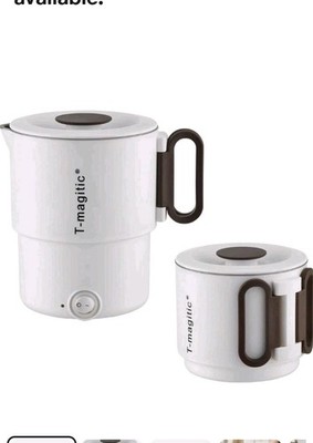T-magitic Portable Electric Kettle, Dual Voltage 110V/220V, Stainless Steel