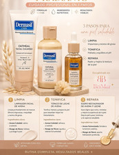 Dermasil Labs Oatmeal Skin Care Set Cleanser Toner Serum Hydrating All Skin