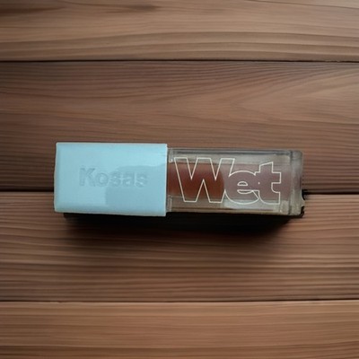 NEW KOSAS WET LIP OIL PLUMPING TREATMENT GLOSS HYDRATE SMOOTH NUDE PINK SHIMMER