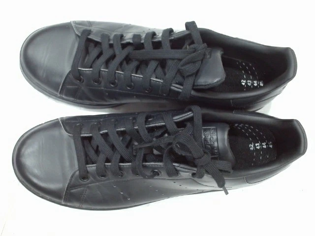 UsadoMuito Bom - Adidas Unissex Stan Smith, Core Black, Masculino 10.5/Feminino 11.5 - Imagem 3 de 4