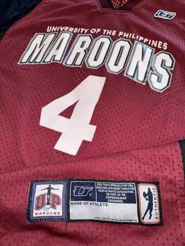 University Of The Philippines Maroons #4 Almeda UP Basketball Jersey - Picture 3 of 6