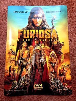 Furiosa Kinoplakat Poster Din A1, Mad Max, Teaser, Hemsworth, Anya Taylor-Joy