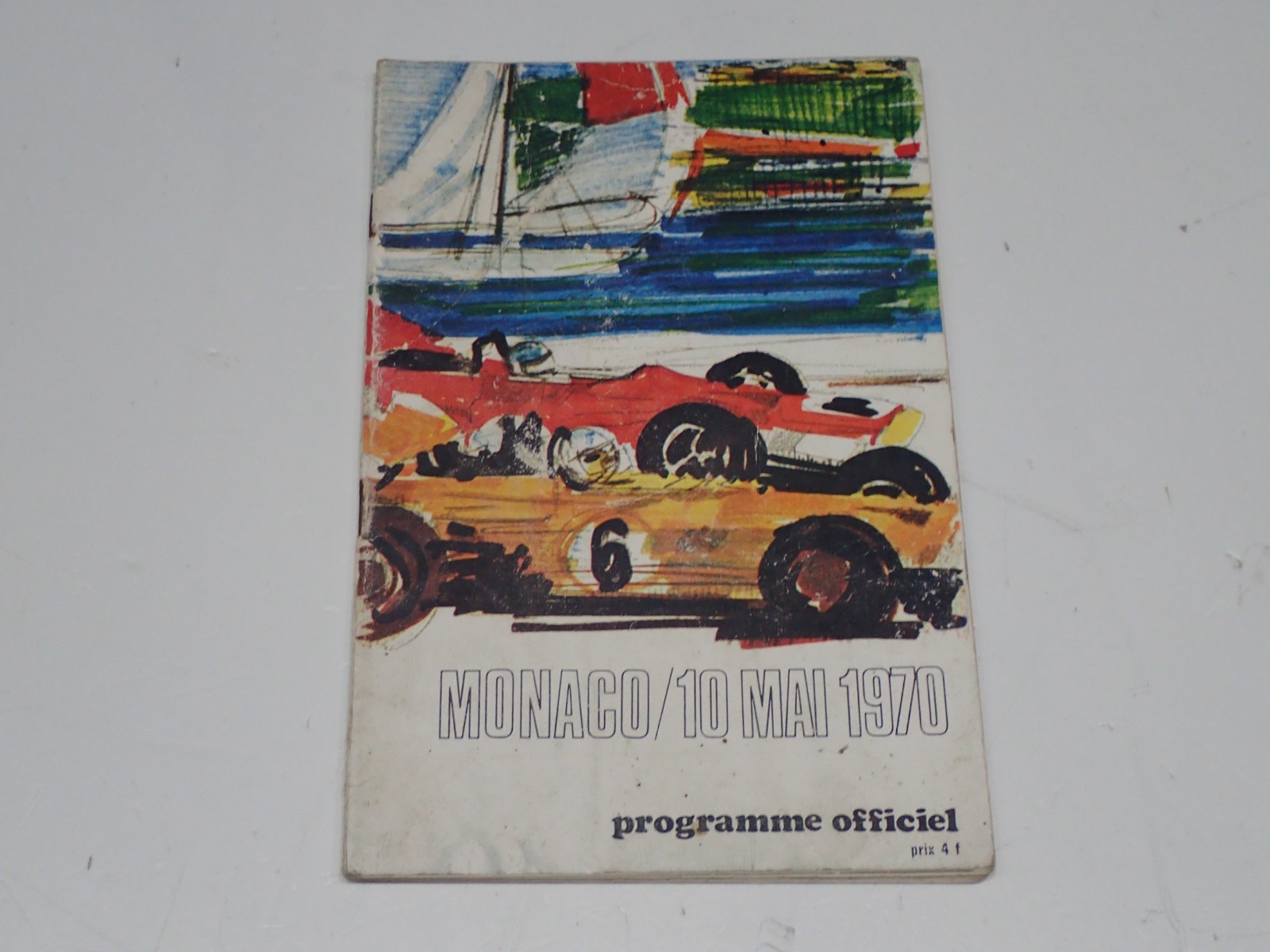 28° GRAN PREMIO DI MONACO PROGRAMMA UFFICIALE 1970 IN FRANCESE