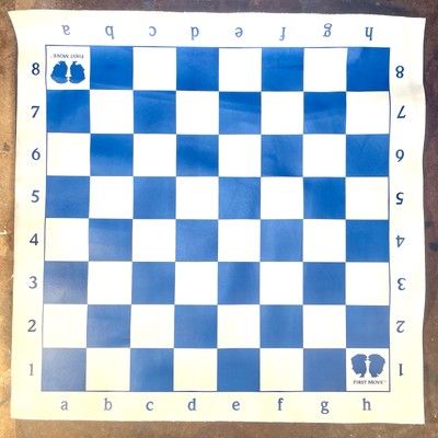 First Move - 20 x 20 Inch Large Soft Mouse Pad Tournament Chess Board NO PIECES