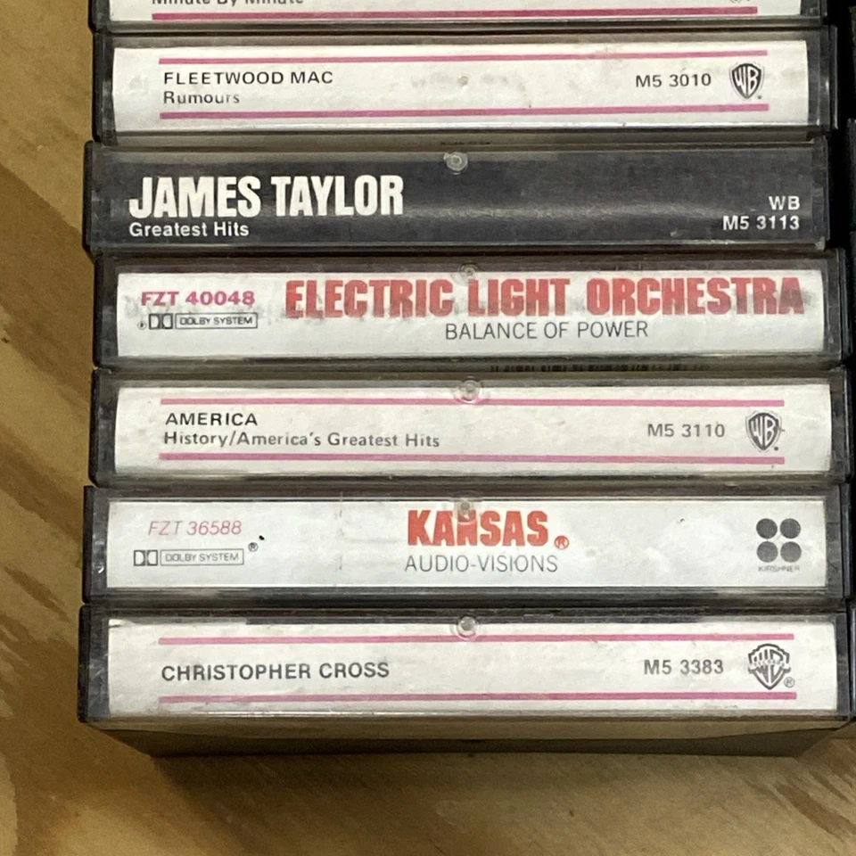 21x Cassette Tape Lot: 1970s ROCK - KANSAS/STEELY DAN/ELO/ZEBRA/PLANT/FLEETWOOD - Image 3 of 4