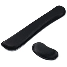 Keyboard Wrist Rest,Ergonomic Wrist Rest,Superfine Fabric and Gel Memory Foam...
