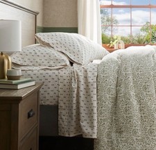 Queen 400 Thread Count Performance Sheet Set Tulip Toss - Threshold NEW