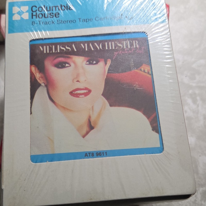 Melissa Manchester Greatest Hits 8-Track Cartridge Arista Pop AT8 9611
