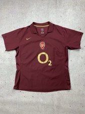 Arsenal 2005-06 Highbury Home Football Shirt Nike XL Youth Boys 16-18 Years Red