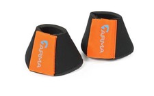 Bottes Shires Arma néoprène over reach noir/orange taille poney