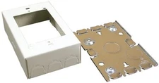 WIREMOLD 751031 Legrand 1 Gang Device Box B Series 1-3/8" D Ivory Contractor Pac