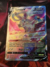 2021 Pokemon SWSH Evolving Skies Full Art Sylveon V Alt Art Card #184/203