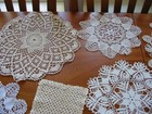 Beautiful Vintage Lot of 18 Cotton Crochet Doilies   Beautiful Set! — photo 6