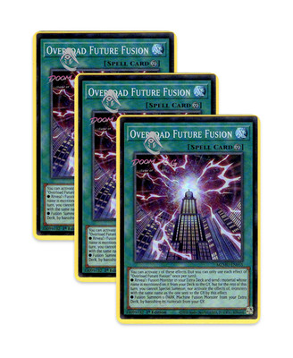 Yugioh! Overload Future Fusion MZMU-EN055 (SR) 1st Ed 3x  Machine Support 