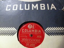 Benny GOODMAN Jane Harvey Sweetheart of all my dreams/ Every Time COLUMBIA 36790