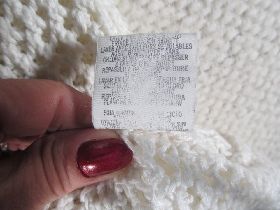 O'Neill Mujer S Blanco Malla Sin Mangas Natación Cubrir TÚNICA Top Vestido Foto 4 de 4