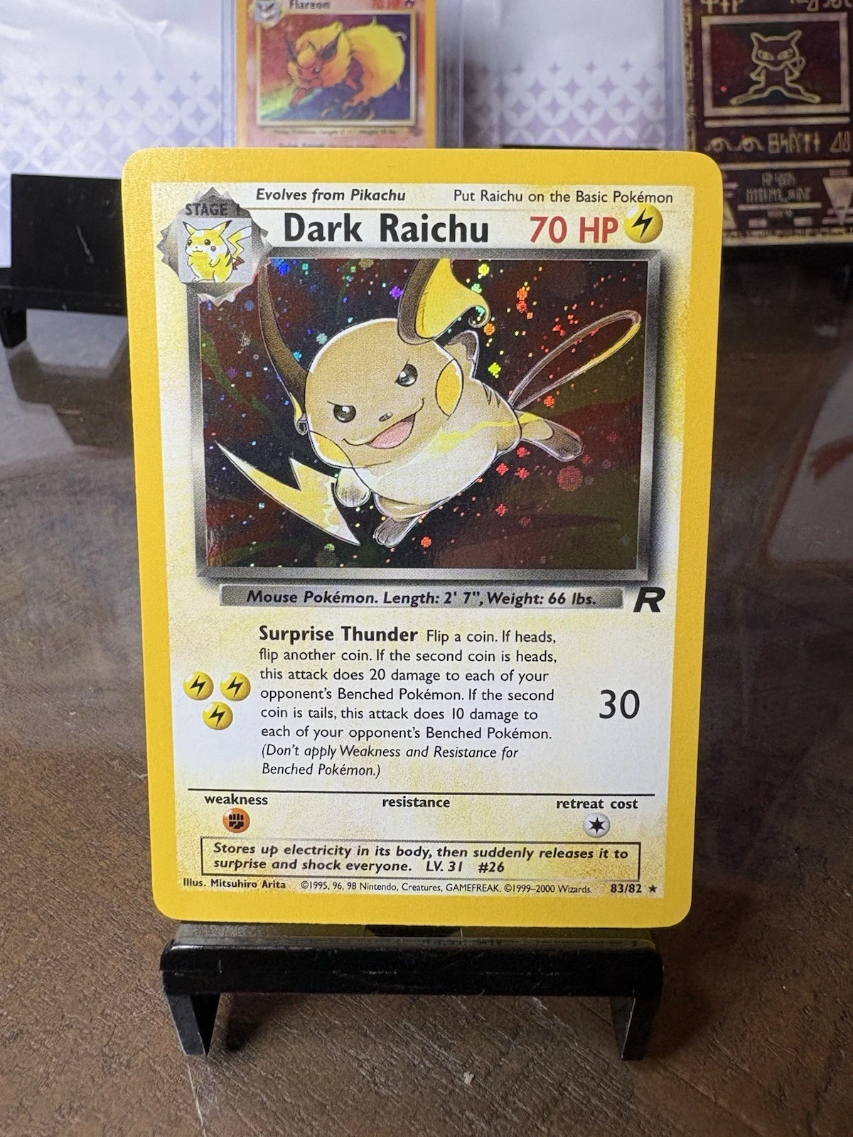 Dark Raichu Holo Near Mint 83/82 Team Rocket