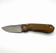 Remette Rhino Mc26a Pocketknife - Brown Micarta Handle Liner Lock 010 Remette Rhino Mc26a Pocketknife - Brown Micarta Handle Liner Lock 010
