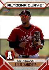 2023 Altoona Curve Choice 13 Lolo Sanchez Dominican Republic DR NM Baseball Card