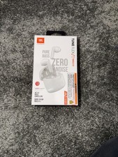 JBL Harman Tune Flex White Active Noise-Cancelling Earbuds Headphones New