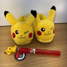 Pokemon Pikachu Plush Toddler Slippers 13/1