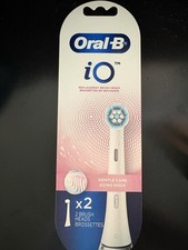 Oral-B iO Replacement Brush Heads Gentle Care 2 Heads Total NEW PACKAGE