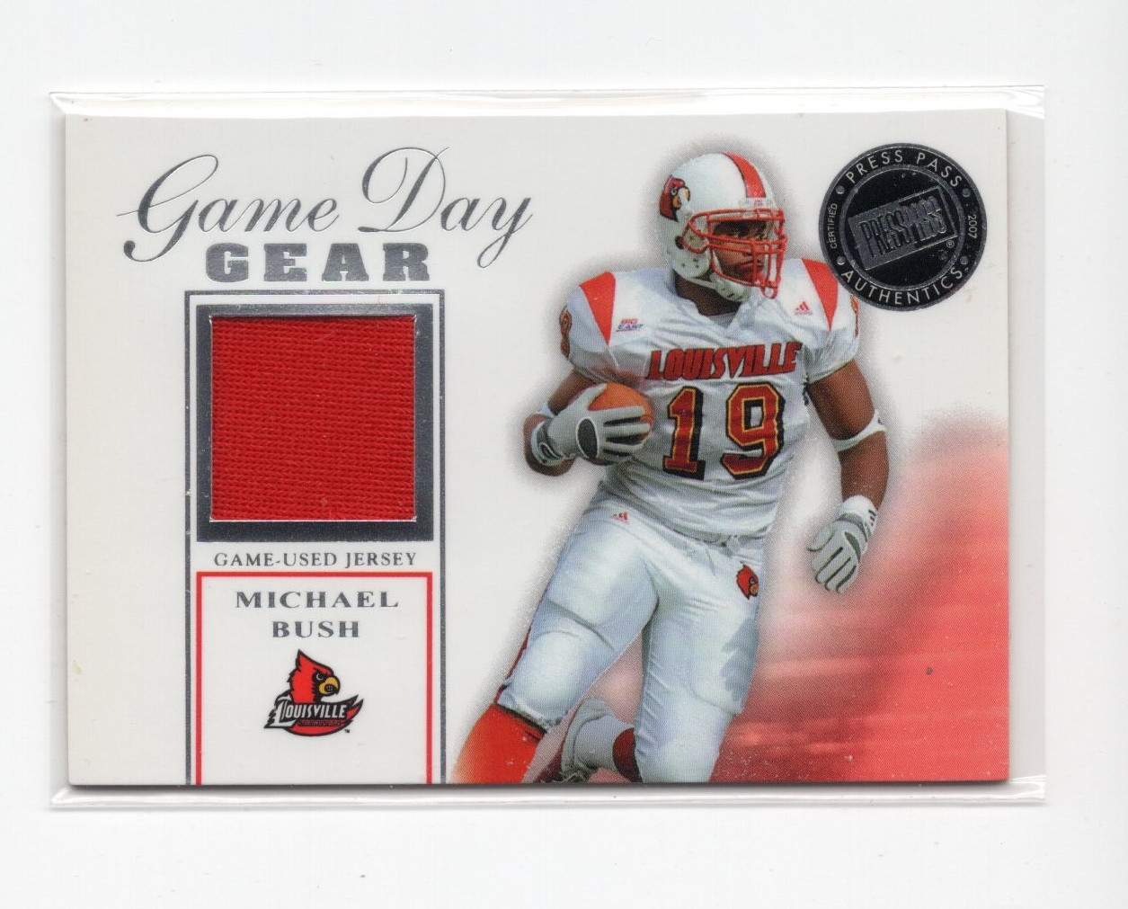 Michael Bush Press Pass Se Game Day Gear Jersey #GDGMB Base