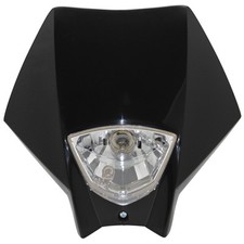 Plaque Phare Tête de fourche MASTER NOIR Moto Cross Enduro HONDA YAMAHA KAWASAKI