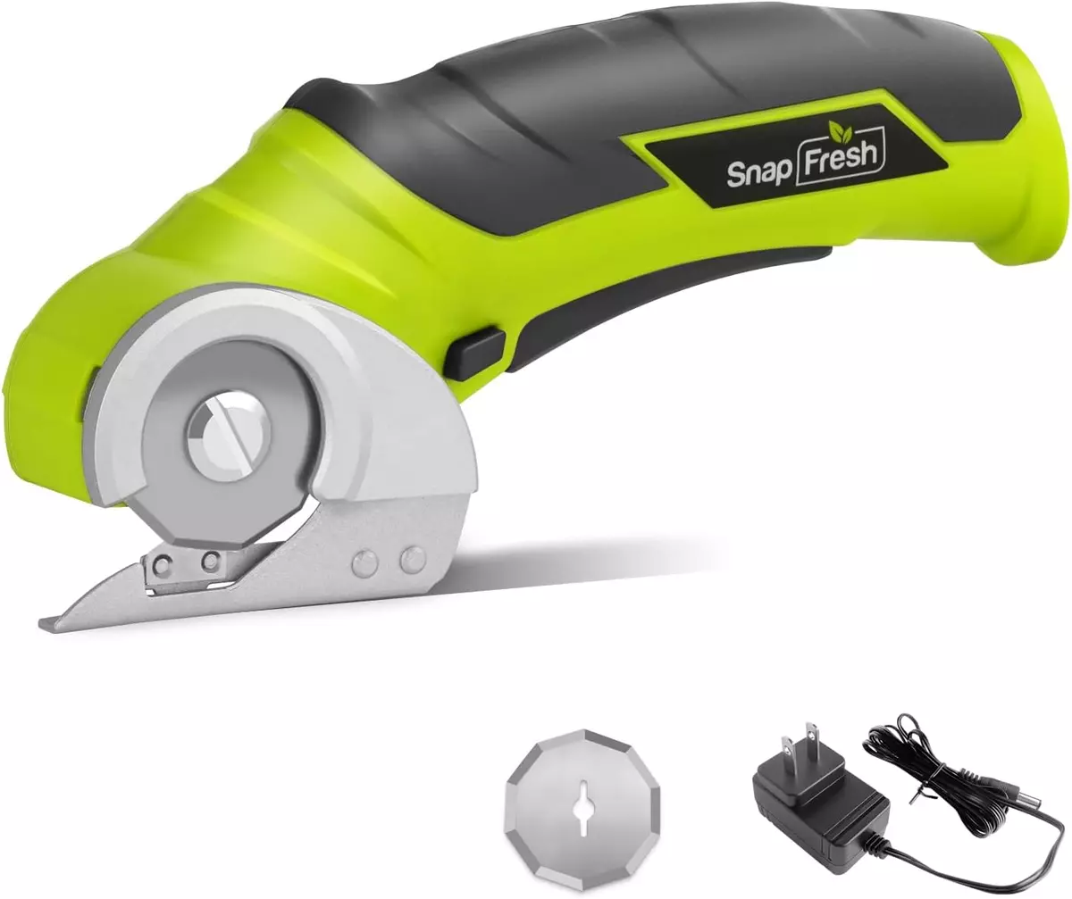 Cordless Electric Scissors 4V Electric Mini Cutter Carpet and