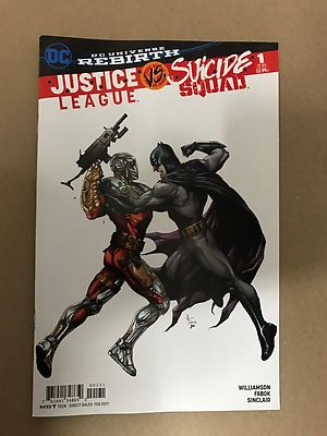 JUSTICE LEAGUE VS SUICIDE SQUAD #1 VARIANT 1ST PRINT DC COMICS (2016 ...