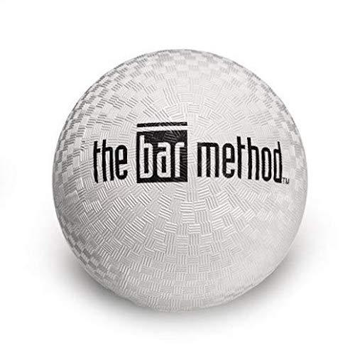 Palla da ginnastica bianca The Bar Method logo nero 7" - Nuovissima di zecca - Spedizione veloce - Foto 1 di 1