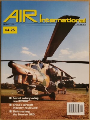 Air International Magazine - Lot of 12 Issues - 1990 COMPLETE YEAR