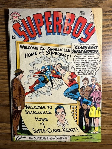 SUPERBOY 103 CURT SWAN COVER SUPERMAN DC COMICS 1963 VINTAGE