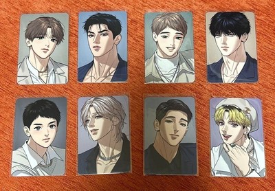 BJ Alex JINX Korea BL Photo Card 8 types Set POPUP Manhwa Lezhin webtoon NEW