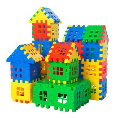 Children Qp Kids Funny Bricks House Bilding Learning Blocks Construction Toy Set