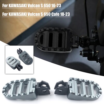 Front Footrests Foot Peg fit for KAWASAKI Vulcan S650 2016-23/S650 Cafe 2018-23