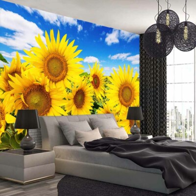 Sunflower Abacus 3D Full Wall Mural Photo Wallpaper Printing Home Kids Decor