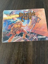 Nintendo NES Manual Only Castlevania III Draculas Curse