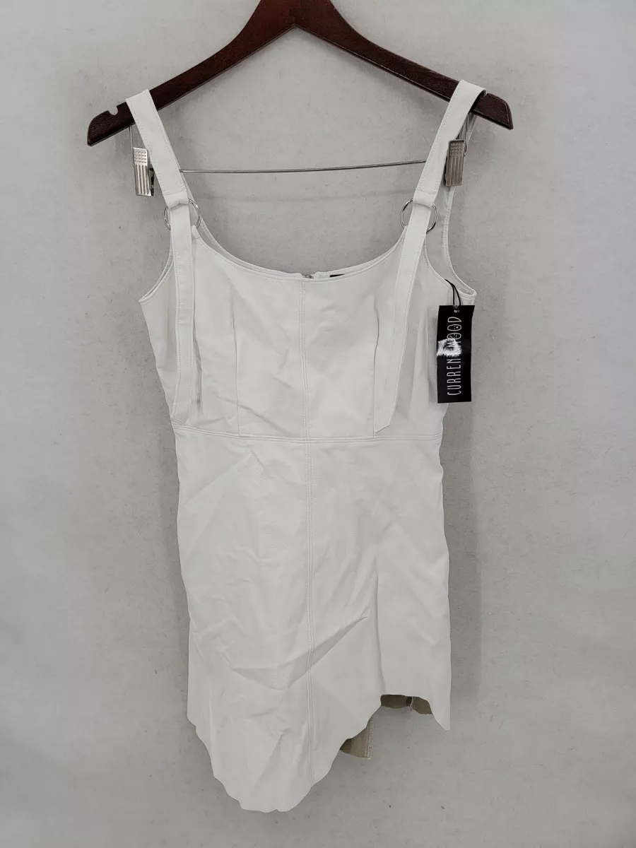 White hotsell pleather dress