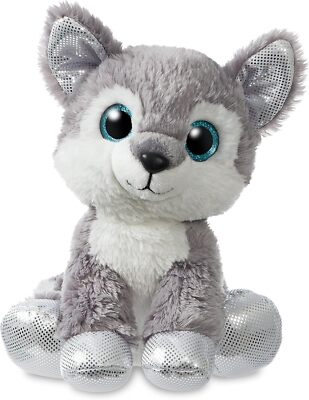 Aurora lizenzierter Plüsch - Sparkle Tales Blizzard Husky Hund 12 Zoll weicher Plüsch