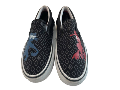 VANS Skate Slip-On (Krooked by Natas for Ray) Black / Red  display picture 1