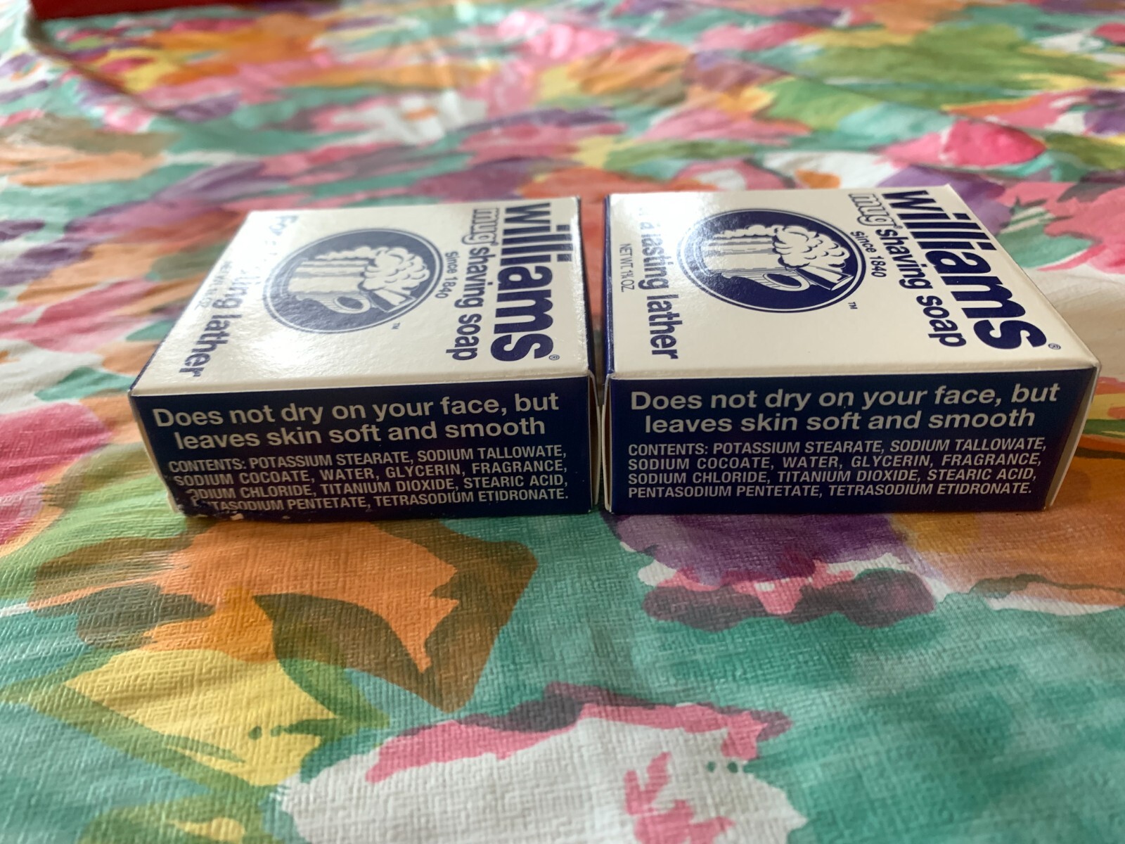 Vintage 2 Williams Mug Shaving Soaps 1.75 oz New Old Stock For A