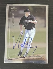 1999 Topps Chrome Traded T28 Nate Bump San Francisco Giants Signed Card Auto