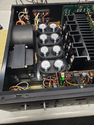 SANSUI AU-919, G-9000 Power Supply Filter Main Capacitors Retrofit