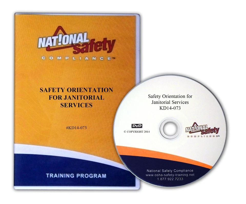 NATIONAL SAFETY COMPLIANCE, INC Safety Orientation DVD Training Kit for the Janitorial Industry